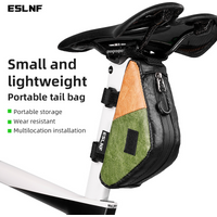 AliExpress ESLNF Portable Road Bicycle Triangle Bag Ultralight Mountain Bike Rear Bag Mini Cycling Frame Tool Bag Bike Accessories