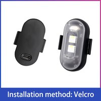 AliExpress NONE Wireless Remote LED Strobe Light Car Motorcycle Bike Warning Decor Lamp USB Rechargeable Aircraft Indicator 8 Colors Car Lights
