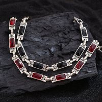 New Arrival Trendy Shiny CZ Zircon Star Retro Thai Silver Ladies Charm Bracelet Jewelry For Women Birthday Gifts Cheap No Fade