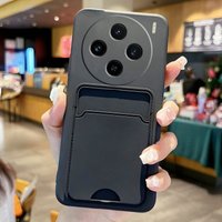 For VIVO X300 Pro X 300 Card Slot Wallet Holder Cover for VIVO X300pro X200 FE Ultra Candy Silicone Camera Protection Case