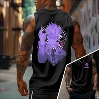 Bandai Jujutsu Kaisen Gym Tank Top Gojo Sukuna Yuta Anime Print Adult Kids Vest Summer Quick-dry Comfy Athleisure Lightweight