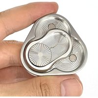 Triangle Rotation Push Slider Fidget Stress And Anxiety Relief ADHD Magnetic Decompression Toy Adults Children EDC Gadgets