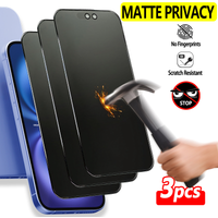 3PCS Ceramic Matte Privacy Screen Protector for iPhone 17 16 15 14 13 12 11 Pro Max Mini 9H Anti-Spy Anti-Scratch Anti-Fingerpri