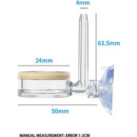 Aquarium CO2 atomizer transparent CO2 diffuser refiner integrated PC material special ceramic sheet fish tank CO2 atomizer