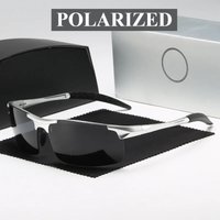 AliExpress MDOD Men's Polarized Protective Glasses UV Sunshade Glasses Trendy Outdoor Cycling Driving GlassesAluminum Magnesium Sunglasses
