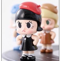 POP MART Angry Molly Mini Figure Set - Long Play 9 Series Blind Box Surprise Mystery Unbox Lovely Figure Collectible Desk Decor