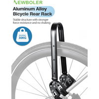 AliExpress NONE Adjustable Aluminum Alloy Bicycle Luggage Carrier Gravel Bike Universal Bike Rear Shelf Front Fork Shelf Bag For Bikepacking