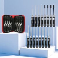 RC Hex Driver Set - 16pcs Hex Allen Screwdriver Kit Hex Nut Driver Set Wrench Key Driver Tool for Rc Car Traxxas Helicopter