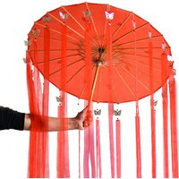 Tian Guan Ci Fu Hua Cheng Cosplay Umbrella Anime Heavens Official Blessing Red Umbrella Carnival Halloween Photography Props