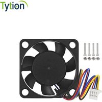 5V PWM Speed Adjustable Fan 2507 3007 4010 CPU Cooling Radiator JST Interface with M2.5 Screws Nuts for Raspberry Pi 5