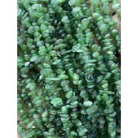 AliExpress JCXAZSJ 3-5MM Natural Stone Irregular Freeform Chip Gravel Green Jades Spacer Beads For Jewelry Making DIY Bracelet Necklace Accessories