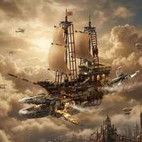 1979pcs Steampunk Whale Airship Technical Building Blocks MOC Sets Assembly Toys Retro Desk Ornament Holiday Gifts Bricks Model