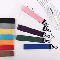 Solid Colors Wallet Ribbon Bag Keyring Bag Charms Keychain Lanyard Phone Straps Neck Strap Lanyard Ribbon Rope Keychain