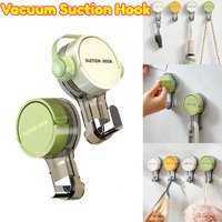Strong Bathroom Hanger Towel Suction Hook Traceless No-Drilling Adhesive for Home Bathroom Kitchen Door Back Purpose Strong Hold