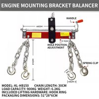 Engine Hoist Balancing Frame 900KG Workshop Crane Load Balancer for Automotive Engine Maintenance and Relocation