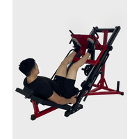 45-Degree Steel Leg Press Hack Squat Combo Machine Gym Weight Training Equipment Weight Plate Loaded 1.6T Capacity 200kg Max