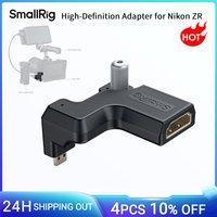 SmallRig High-Definition Adapter for Nikon ZR Transforms a Type D Port into a Standard Type A Port for cages 5904/5905/5468/5467
