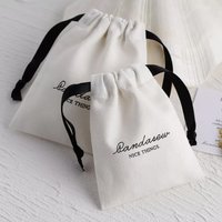 Cotton Gift Bags Party Candy Sack 5x7cm(2"x2.75") 7x9cm 11x14cm 15x20cm(6x8in) Makeup Cosmetic Drawstring Pouches