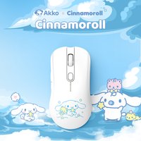 AKKO AG ONE Light Cinnamoroll Wireless Mouse 500mAh Bluetooth 5.0& 2.4G Dual-mode Ergonomic Design Cute Cartoon Anime Gift