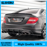For Mercedes Benz W204 Coupe 2 Doors C-Class C180K C200 2008-2014 AMG Style Rear Trunk Spoiler Wing Car Tail Wing Decoration Boo
