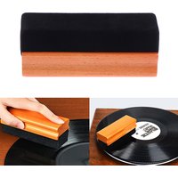 【Anti-Static Vinyl Record Cleaning Brush Cleaner Velvet Dust Remover Brush For Phonograph Turntable LP Vinyl Records Cleaner】