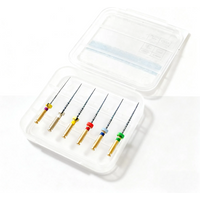 6Pcs/Box Heat Activated Niti Rotary Files, Sw5-20Mm/25Mm Mixed Assortment, Super Elastic Bendable Micro Drills