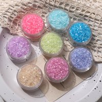 AliExpress 10/50g 1-4mm Glass Crushed Stone Irregular Crystal Gravel Filling For DIY Resin Mold Filler Crafts Decorative Nail Art Material