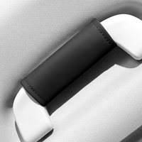Leather personalized high-end car handle cover, universal car interior door handle protection cover, roof pull gloves