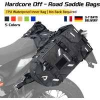 Leichte, wasserdichte Motorrad-Satteltaschen, 40L Seitenkoffer, Cross-Country-Reisegepäck, Werkzeugkoffer, Motorrad-Seitentaschen