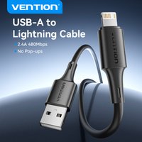 Vention USB Cable for iPhone 13 12 11 USB A To Lightning Charge Cable Data 2.4A Fast Charge Cord for iPhone Charge Wire USB Line