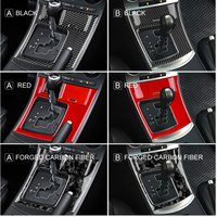 Real Soft Forged Carbon Fiber for Mazda 3 2010 2011 2012 2013 Accessories Car Gear Shift Frame Panel Cover Sticker Interior Trim