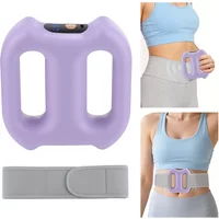 Electric Full-Body Fascia Ring Ergonomic Dual-Ring Fascia Slim Massager with Belt Portable Vibration Fascia Massager Fat Loss