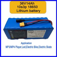 36V 10S3P 14000mAh lithium battery pack 18650 lithium battery suitable for Xiaomi M365 electric scooter battery+42V charger