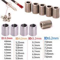 30PCS Archery Arrows Explosion-Proof Ring Collars for ID 3.2/4.2/5.2/6.2 Stainless Steel Protecter Ring Target Hunting shooting