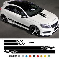 Car Hood Engine Stickers Auto Tuning Racing Sport Decals For Audi BMW Mercedes Ford VW Toyota Nissan Kia Renault Hyundai Skoda