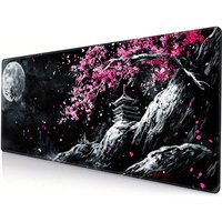 Cherry blossoms Mouse pad large Mousepad 400X900 PC Computer Keyboard XXL Desk mat offices interior accessories Japanese style