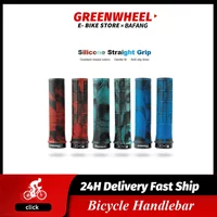 Deemount TPR Bicycle Grips Handlebar Anti-skid Bar End Comfy Hand Feel MTB Cycling Hand Rest Shock-absorbing Bike Grips