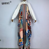 WINYI cardigan For Women Africa long Sleeve Street wear summer print Muslim Lady Popular Ramadan Kimonos kuwait fashion kaftan