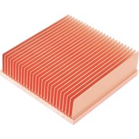 50x50x15mm Pure Copper Heatsink Skiving Fin Heat Sink Radiator Cooler for Electronic Chip Cooling