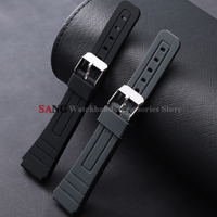 8mm Soft Silicone Watchband Strap for Casio F91W W-800H SGW400 F91W F84 F105/108 A158/168 AE1200/1300 1Sport Wristbelt Bracelets