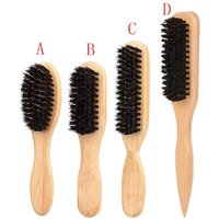 Boar Bristle Hair Pointed-Tail Bristle Comb - Unisex, Smooth & Anti-Static, No Tangles No Hair Damage, Home Use
