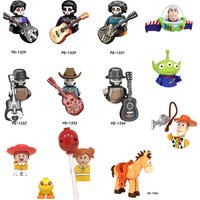 Anime Style Character Action Figure Sets, Creative Building Toy Kits, Collectible & Decorative Toys for Kids