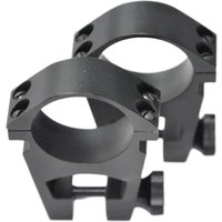 2PCS/Set Tube Dia 30mm Riflescope Aluminum Mount Base Ring 12mm Picatinny Dovetail Rail Adapter Tactical Flashlight Equipment