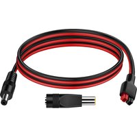 DC 5.5mm x 2.1mm Power Male Plug Cable with DC 8mm Adapter Compatible with Anderson Powerpole for Portable Generator 14 AWG Wire