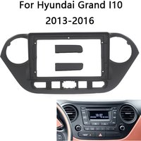 9 Inch 2 Din Android Car Radio Fascia For Hyundai Grand I10 2013-2016 Auto Stereo Dash Panel Mounting Facia Head Unit Frame Kit