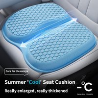 Gel Car Seat Cushion Summer Breathable Cooling Seat Cushion Ergonomics Absorb Pressure Universal for Car/Office/Home