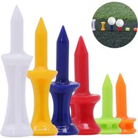 New 20/15 Pcs/Pack Professional Golf Tees 25mm-51mm Castle Orange Golfer Accessory Plastic golf tees perfect for Teeing the ball