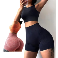 Seamless Women's Butt Lifting Shorts Workout Shorts High Waisted Booty Scrunch Shorts Athletic Gym Yoga Shorts for Women