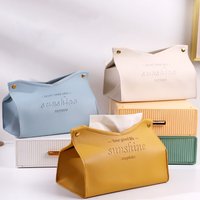 Wohnzimmer esszimmer taschentuch box umwelt freundliche leder mehrzweck einfarbig kreative servietten aufbewahrung sbox