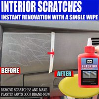 Repair the scratches on the plastic parts in the car, polish the interior, remove the scratches, renovate the plastic parts